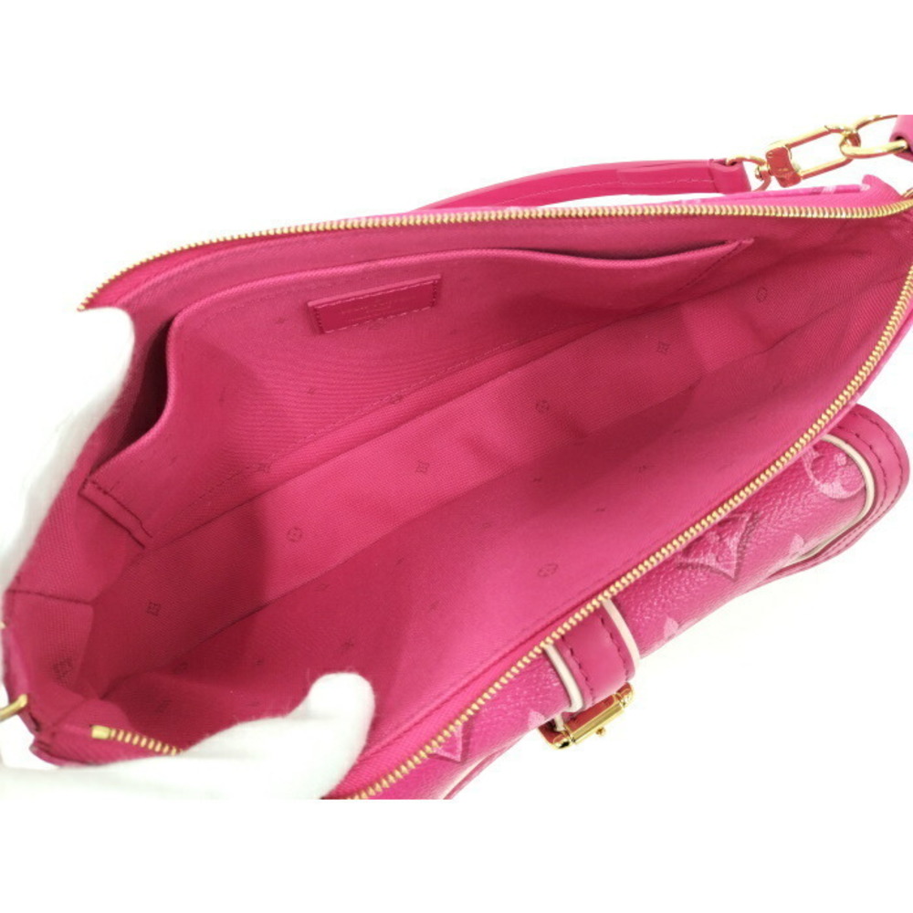 Louis Vuitton Maxi Pochette Accessoires Monogram Fuchsia Shoulder Bag - Picture 10 of 10